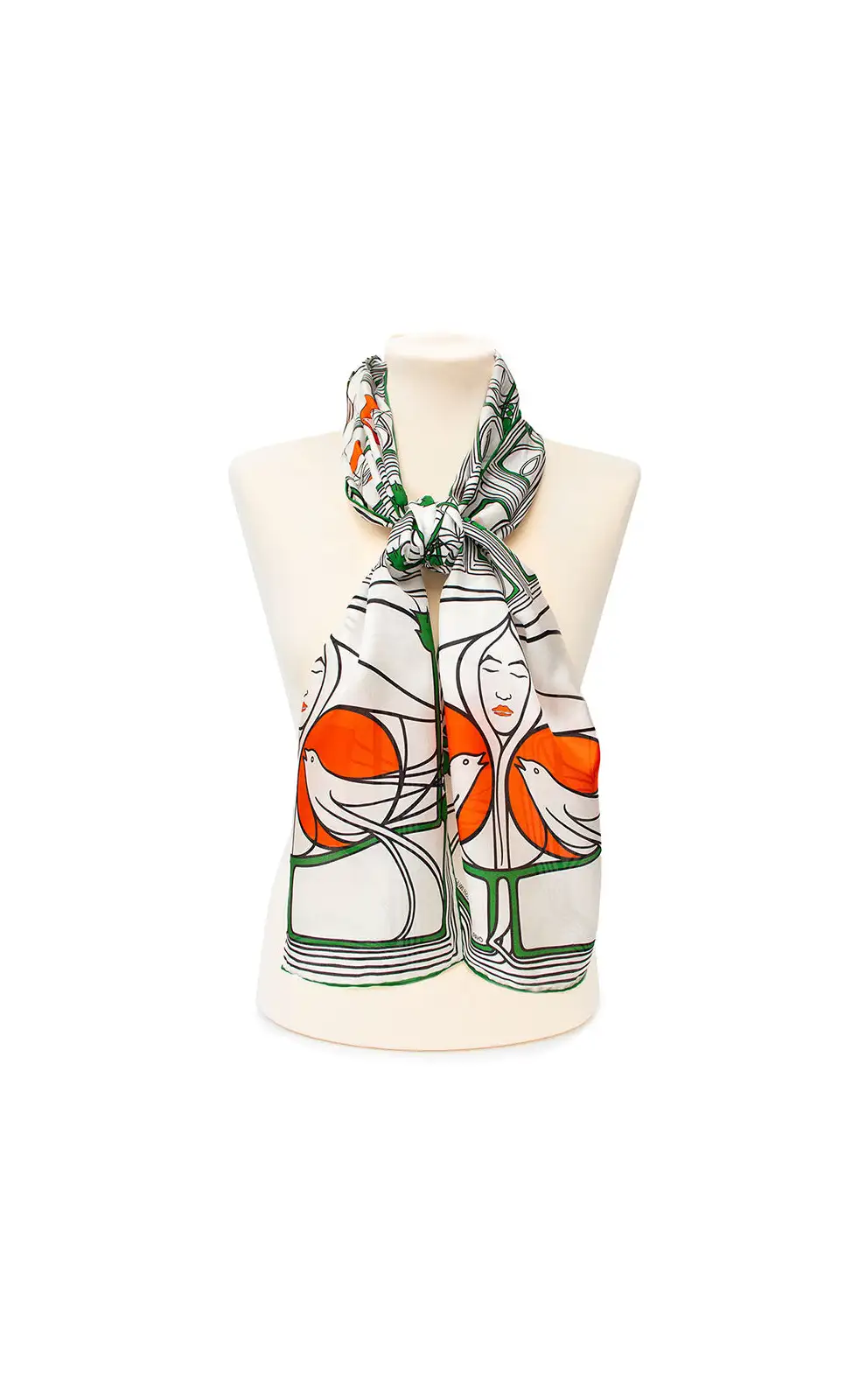 Scarves Fox and Chave Mackintosh Lady With Doves Silk Habotai Scarf £42.00