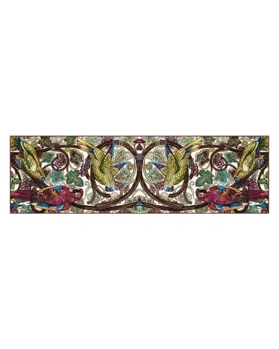 Scarves Fox and Chave De Morgan Parrots Silk Habotai Scarf £50.00