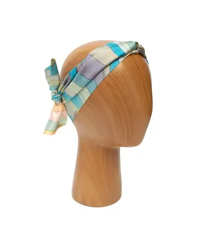 Scarves Fox and Chave Paul Klee Steep Coast Skinny Silk Scarf £27.00