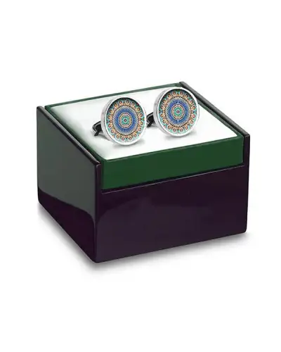 Others Fox and Chave Marrakesh Blue Cufflinks £29.00