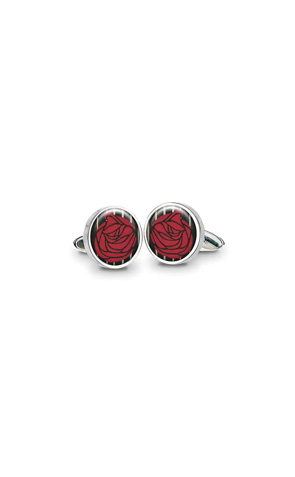 Others Fox and Chave Mackintosh Lady With Rose Cufflinks £29.00