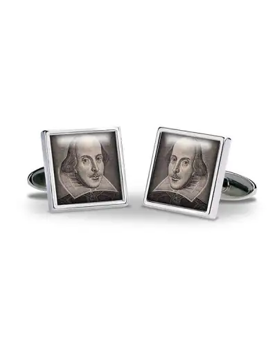 Cufflinks Fox and Chave Shakespeare Portrait Cufflinks £29.00