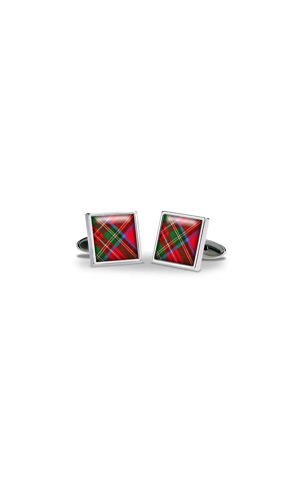 Royal Birthday Fox and Chave Tartan Royal Stewart Cufflinks-FC-48-252 £29.00