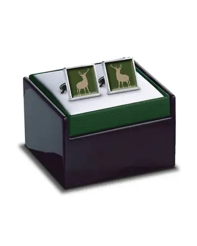 Others Fox and Chave Stag Green Cufflinks £29.00