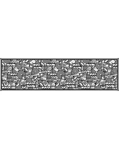 Scarves Fox and Chave Deco Scroll Crêpe De Chine Silk Scarf £45.00