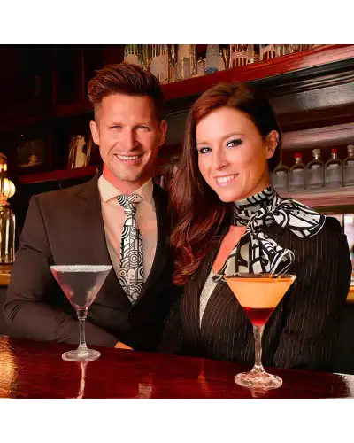 Scarves Fox and Chave Deco Scroll Crêpe De Chine Silk Scarf £45.00