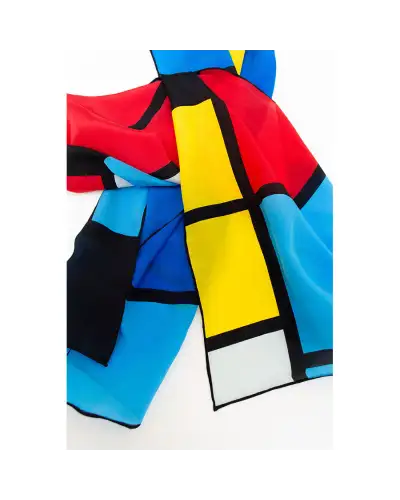 Scarves Fox and Chave Mondrian Crepe De Chine Scarf £45.00