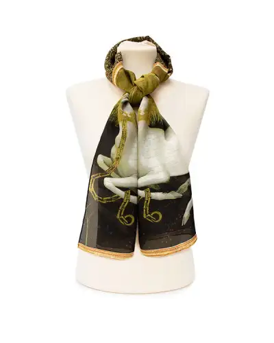 Scarves Fox and Chave Wilton Diptych Scarf Crêpe De Chine Scarf £45.00