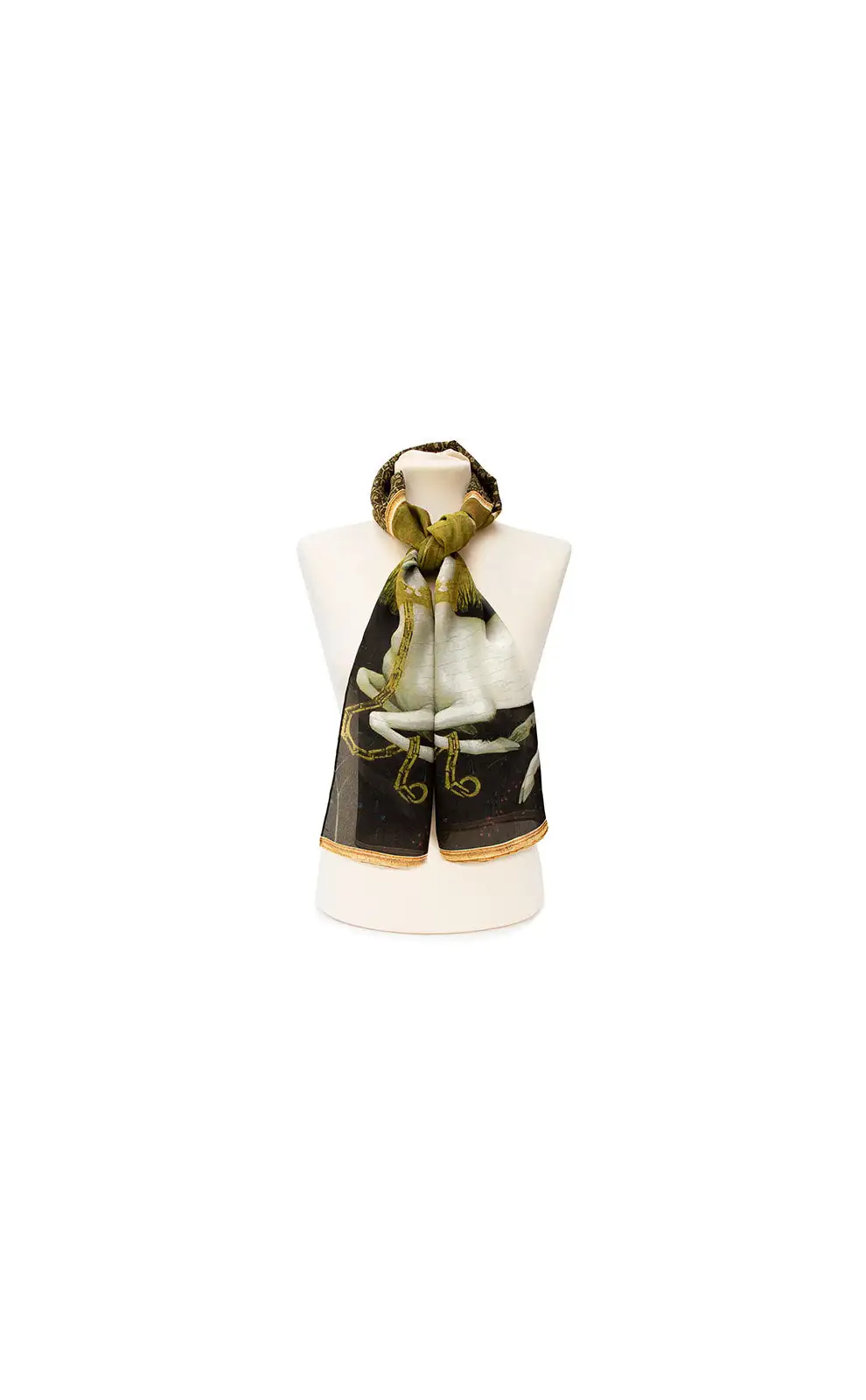 Scarves Fox and Chave Wilton Diptych Scarf Crêpe De Chine Scarf £45.00