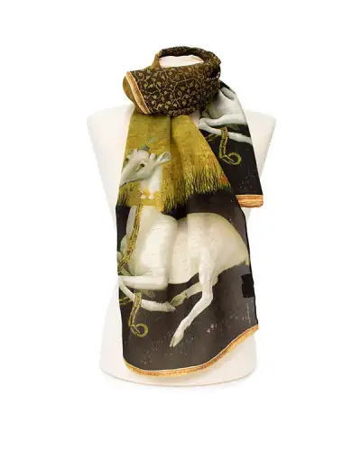 Scarves Fox and Chave Wilton Diptych Scarf Crêpe De Chine Scarf £45.00