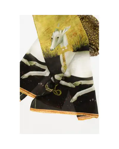 Scarves Fox and Chave Wilton Diptych Scarf Crêpe De Chine Scarf £45.00
