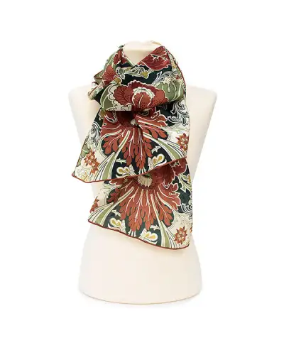 Scarves Fox and Chave Morris Dovedale Crêpe De Chine Scarf £45.00