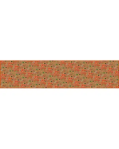 Scarves Fox and Chave Klimt Red Crêpe De Chine Scarf £45.00