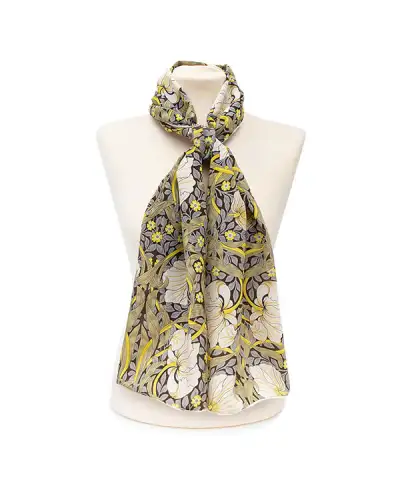 Scarves Fox and Chave Morris Pimpernel Crêpe De Chine Scarf £45.00