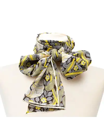 Scarves Fox and Chave Morris Pimpernel Crêpe De Chine Scarf £45.00
