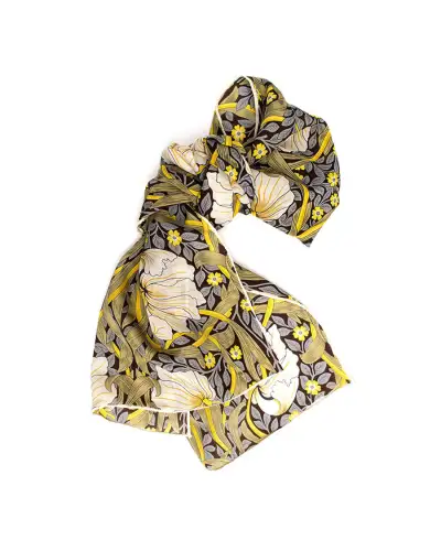 Scarves Fox and Chave Morris Pimpernel Crêpe De Chine Scarf £45.00