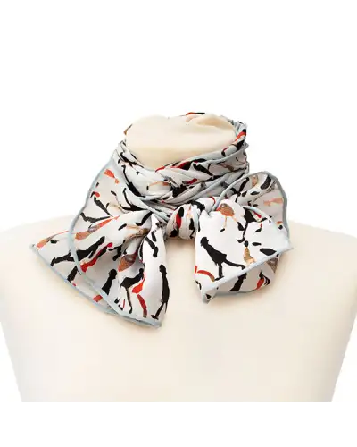 Scarves Fox and Chave Going To Work Pearl Crêpe De Chine Scarf £45.00