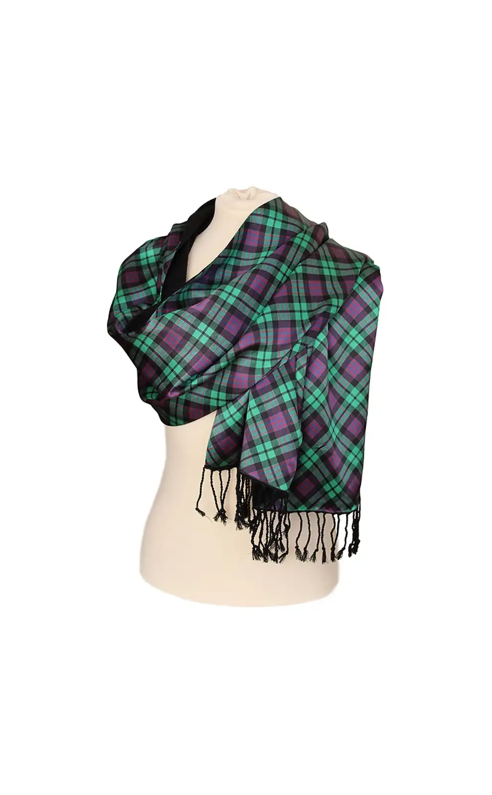 Scarves Fox and Chave Tartan Poshmina Stole £116.00