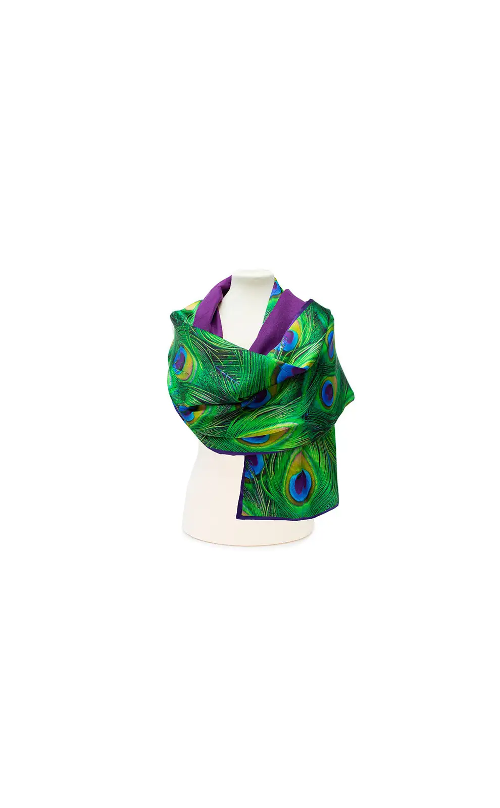 Scarves Fox and Chave Peacock Feathers Poshmina Stole £116.00