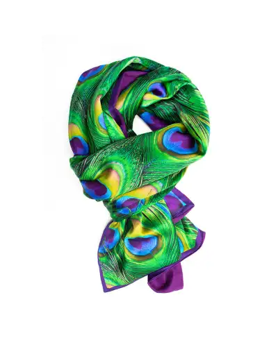 Scarves Fox and Chave Peacock Feathers Poshmina Stole £116.00