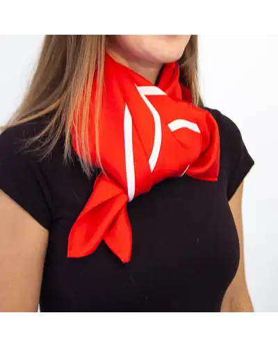 Scarves Fox and Chave The Jane Bristowe Rhino Silk Square £58.00