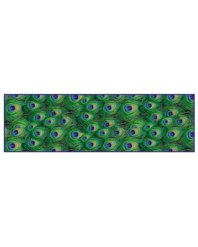 Scarves Fox and Chave Peacock Feathers Chiffon Scarf £52.00