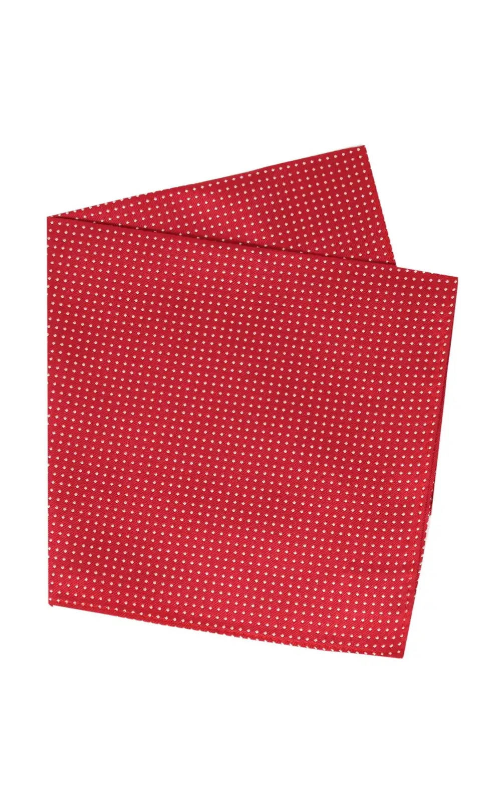 Pocket Square Soprano Ties Soprano Red Pin Dot Silk Handkerchief £9.00