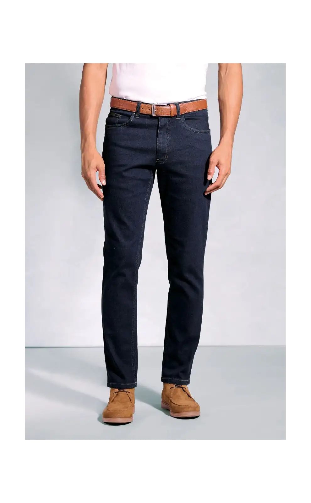 Fit Trousers Brook Taverner Regular Fit Douglas Indigo Denim Jeans £54.00