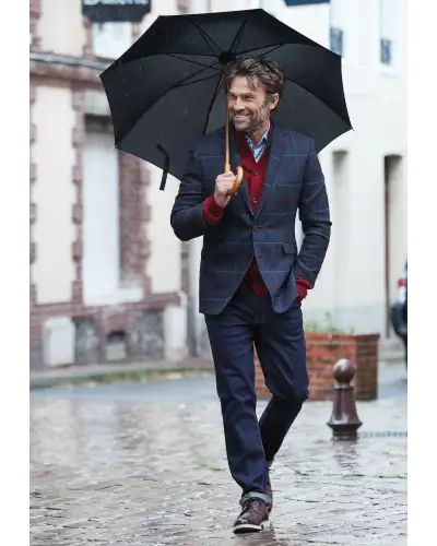 Fit Trousers Brook Taverner Regular Fit Douglas Indigo Denim Jeans £54.00