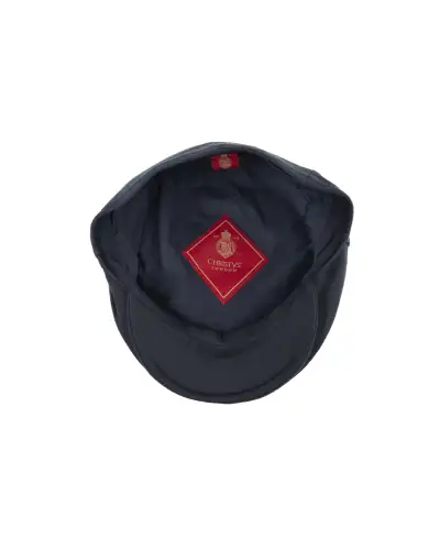 Caps & Flat Caps Christys Hats Ellis Balmoral Flat Cap In Satin Wool Fabric In Navy £50.00