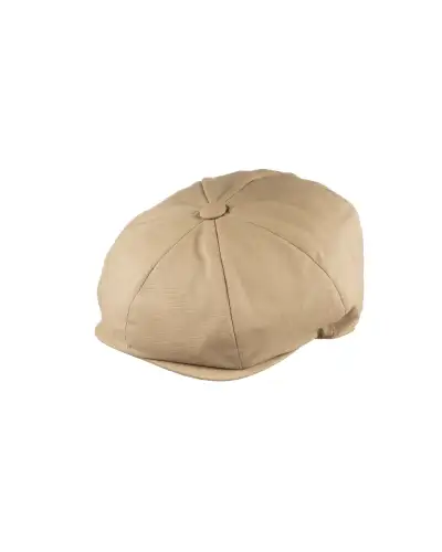 Caps & Flat Caps Christys Hats 8 Piece Linen Blend Baker Boy Cap Mushroom-CH-CSK100866MUSH-S £32.00