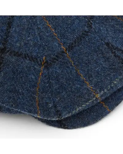 Caps & Flat Caps Christys Hats Harris Tweed 8 Piece Baker Boy Flat Cap In L008w-CH-CSK100675L008-M £45.00