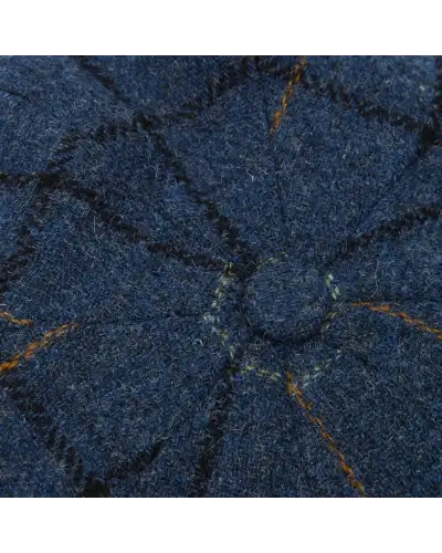 Caps & Flat Caps Christys Hats Harris Tweed 8 Piece Baker Boy Flat Cap In L008w-CH-CSK100675L008-M £45.00