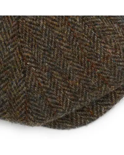 Caps & Flat Caps Christys Hats Harris Tweed 8 Piece Baker Boy Flat Cap In C001y-CH-CSK100675C001-XL £45.00