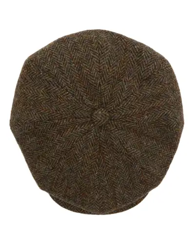 Caps & Flat Caps Christys Hats Harris Tweed 8 Piece Baker Boy Flat Cap In C001y-CH-CSK100675C001-XL £45.00