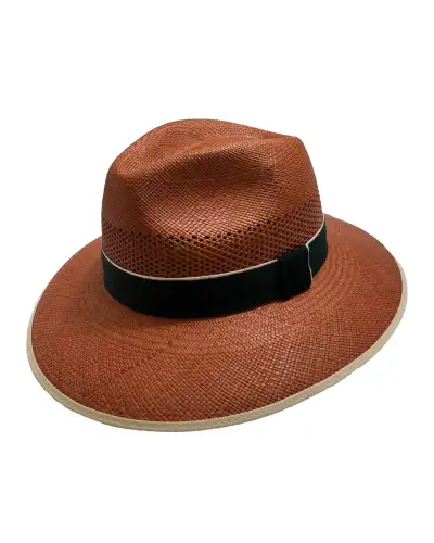 Panamas Christys Hats Panama Hat In Rust £63.00