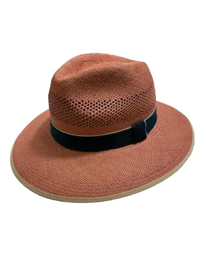 Panamas Christys Hats Panama Hat In Peach-CH-CPN100781-5S £63.00