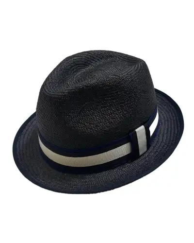 Panamas Christys Hats Panama Hat In Navy-CH-CPN100781-27SL £63.00