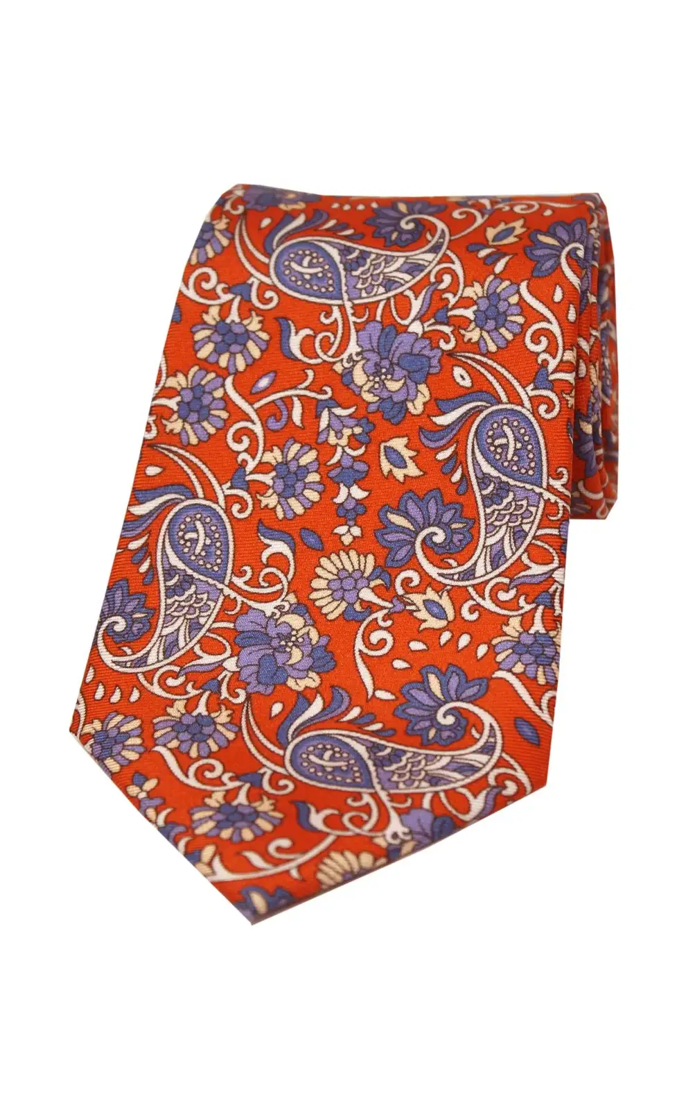 Posh & Dandy Ties Soprano Ties Crimson Red Paisley Posh And Dandy Silk Tie £27.00