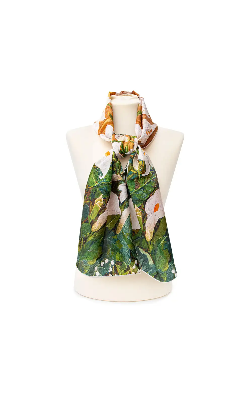 Scarves Fox and Chave Lily Altar Frontal Silk Habotai Scarf £32.00