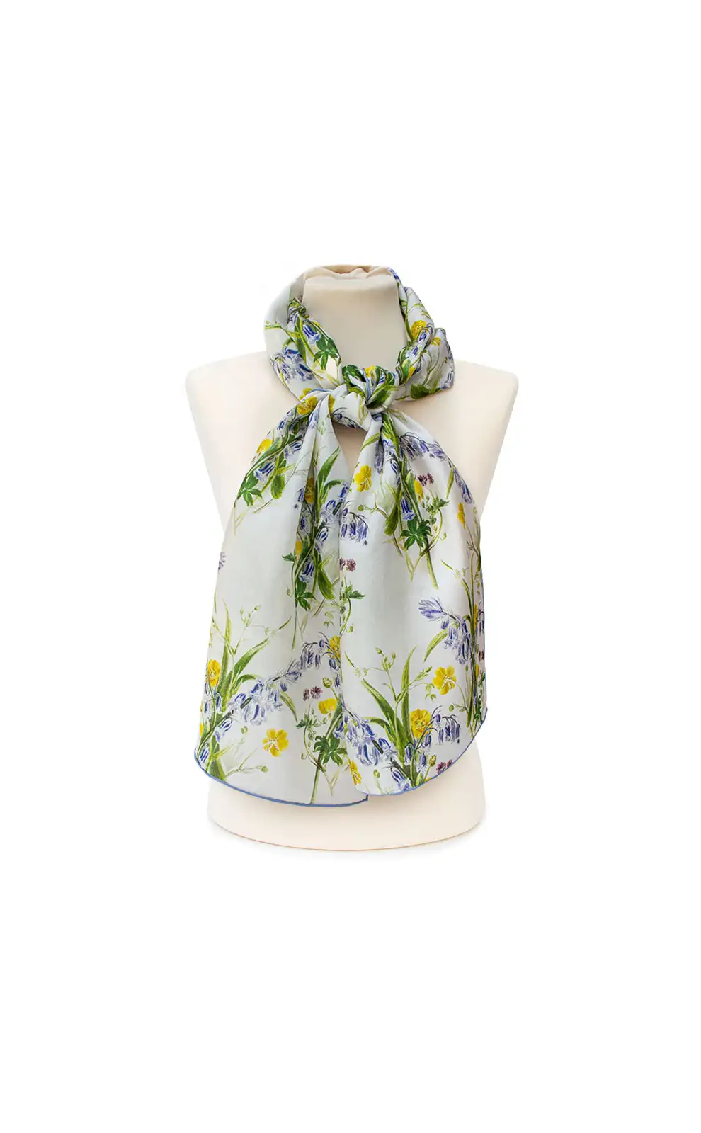 Scarves Fox and Chave Spring Flowers Silk Habotai Scarf £32.00
