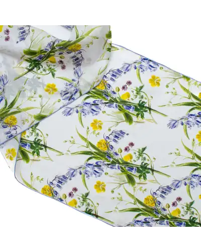 Scarves Fox and Chave Spring Flowers Silk Habotai Scarf £32.00