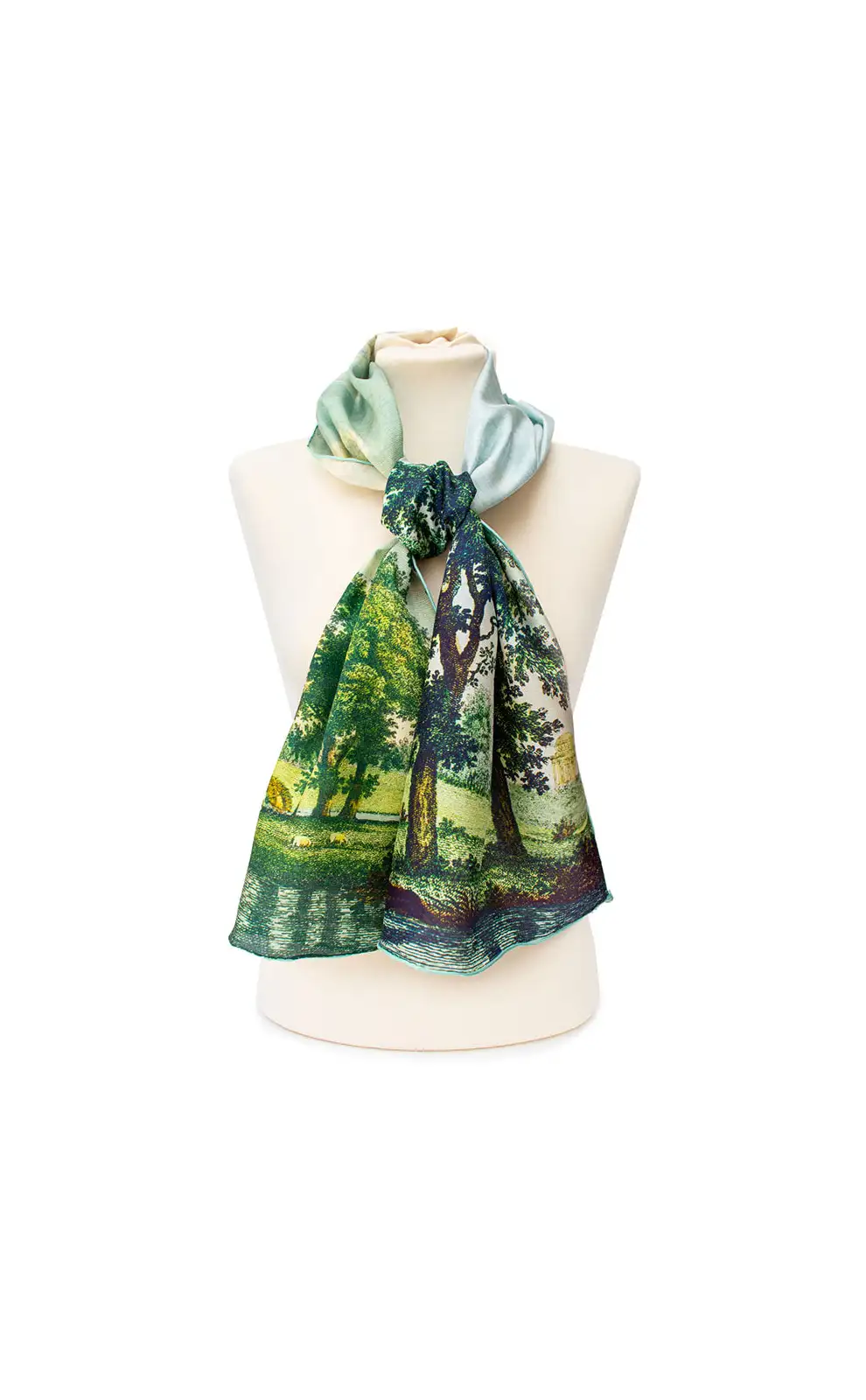 Scarves Fox and Chave Kew Gardens Silk Habotai Scarf £32.00
