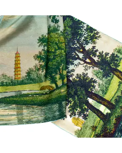 Scarves Fox and Chave Kew Gardens Silk Habotai Scarf £32.00