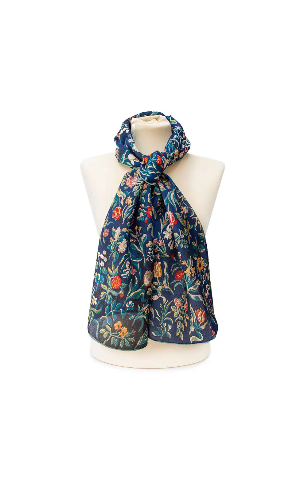 Scarves Fox and Chave Dutch Tapestry Silk Habotai Scarf £32.00