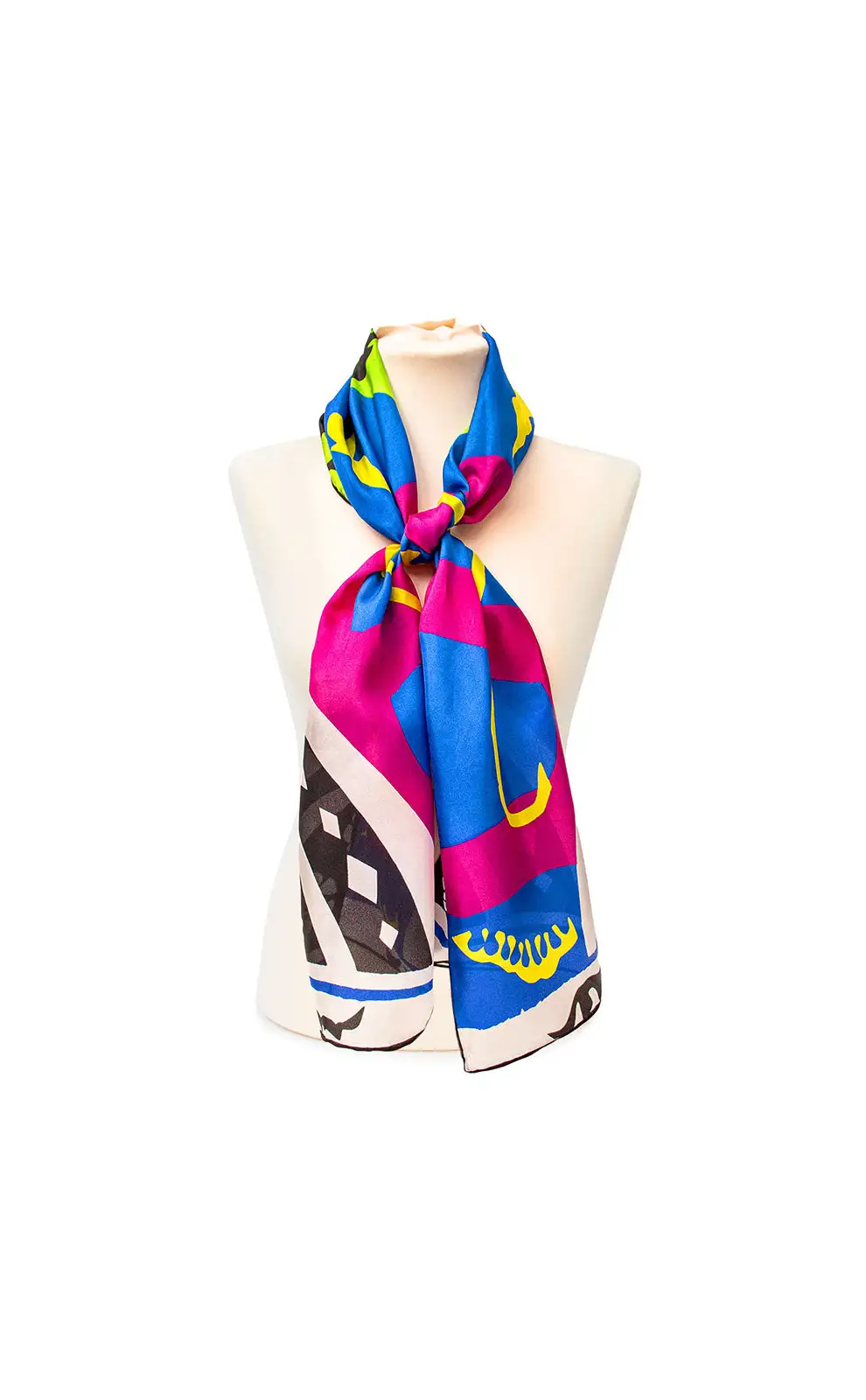 Scarves Fox and Chave Matisse Horse Silk Habotai Scarf £42.00