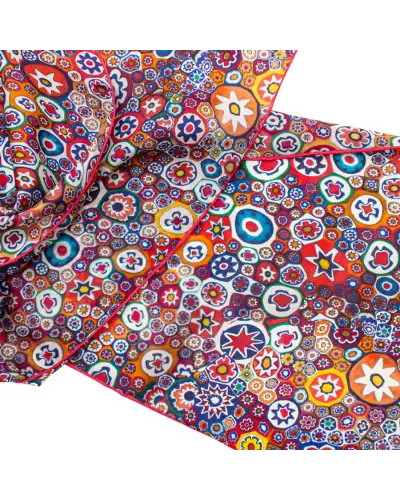 Scarves Fox and Chave Renaissance Murano Glass Silk Habotai Scarf £32.00