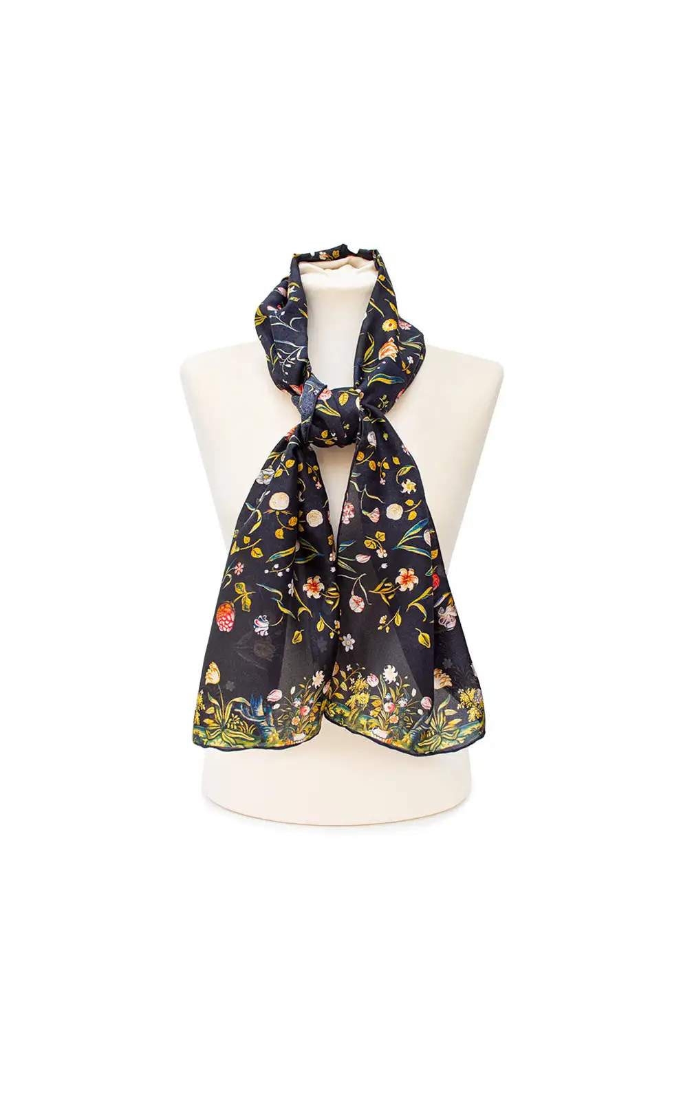 Scarves Fox and Chave 17Th Century Carpet Silk Habotai Scarf £32.00