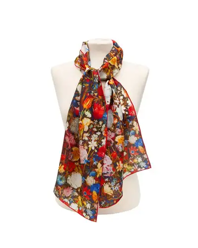 Scarves Fox and Chave Van Brueghel Silk Habotai Scarf £32.00