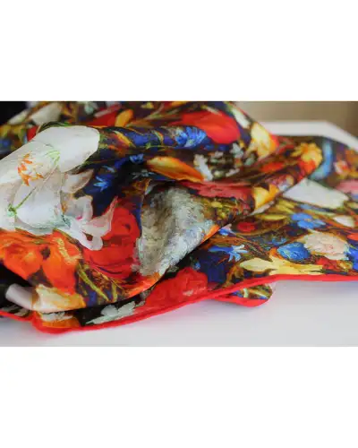 Scarves Fox and Chave Van Brueghel Silk Habotai Scarf £32.00